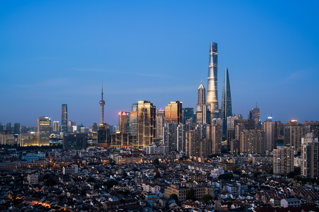 城市风光_上海明日星城蓝调