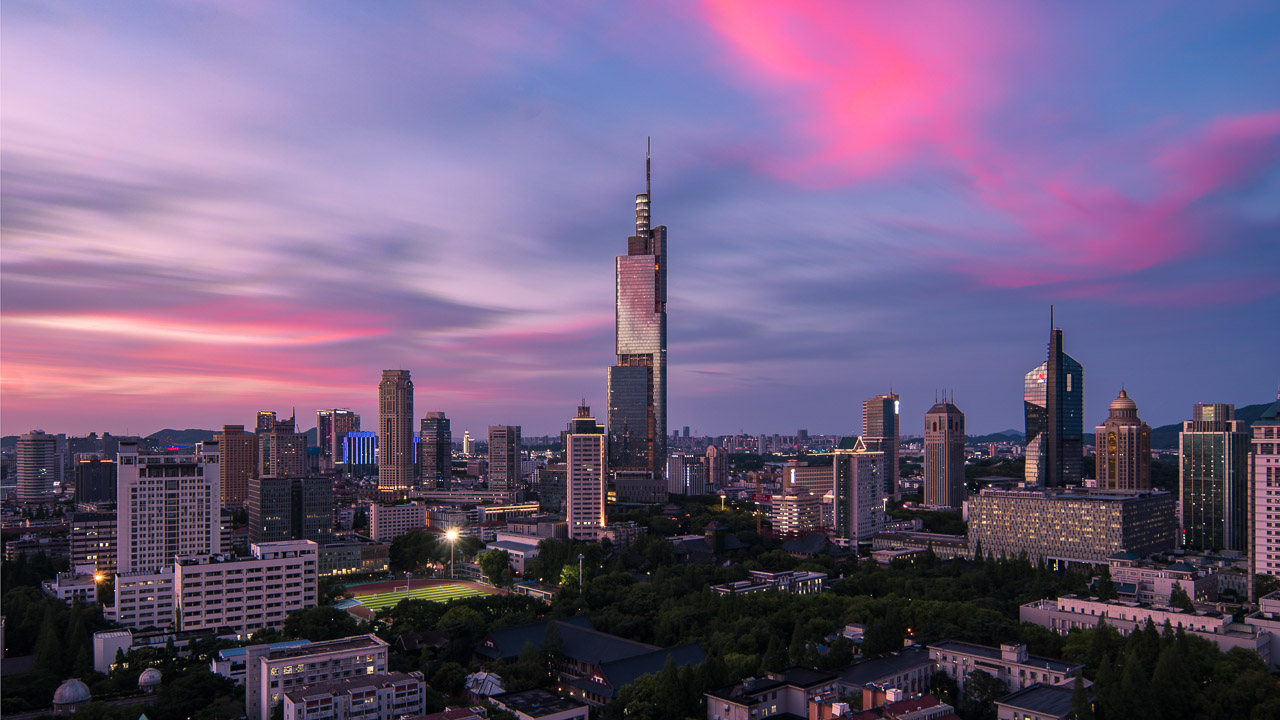 城市风光_军区机位紫峰