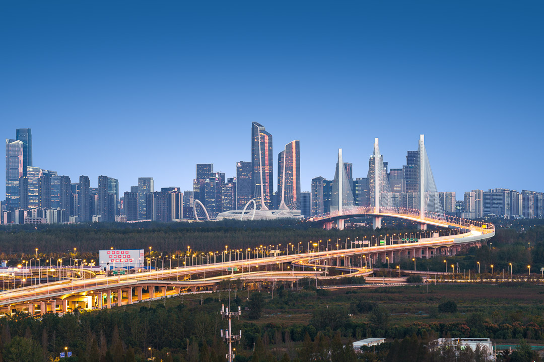 城市风光_南京河西CBD浦业