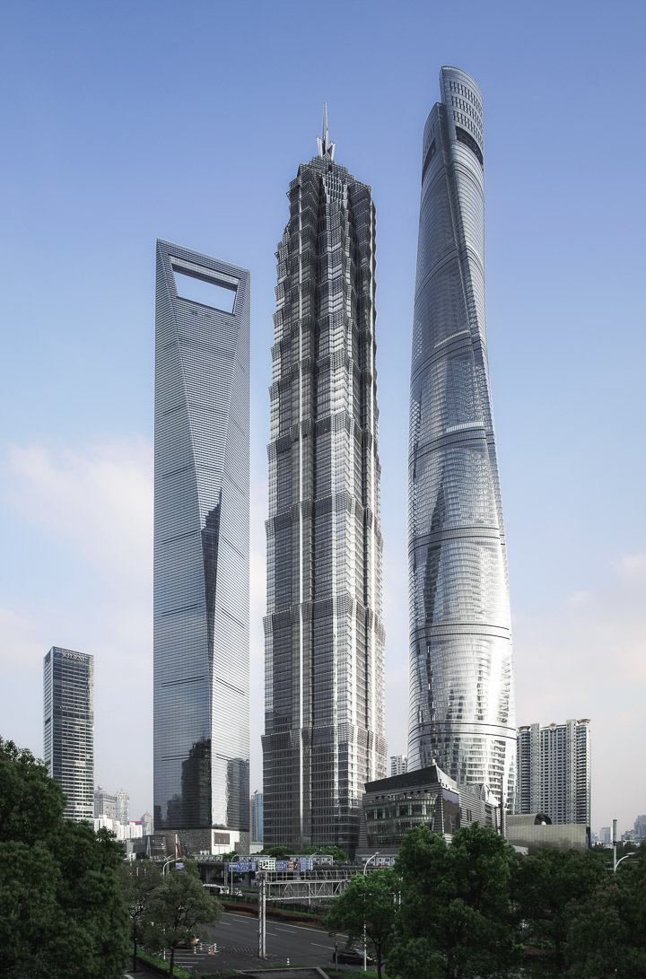 城市风光_陆家嘴立交桥三件套