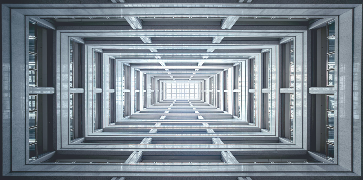 极简抽象_南信大图书馆仰拍