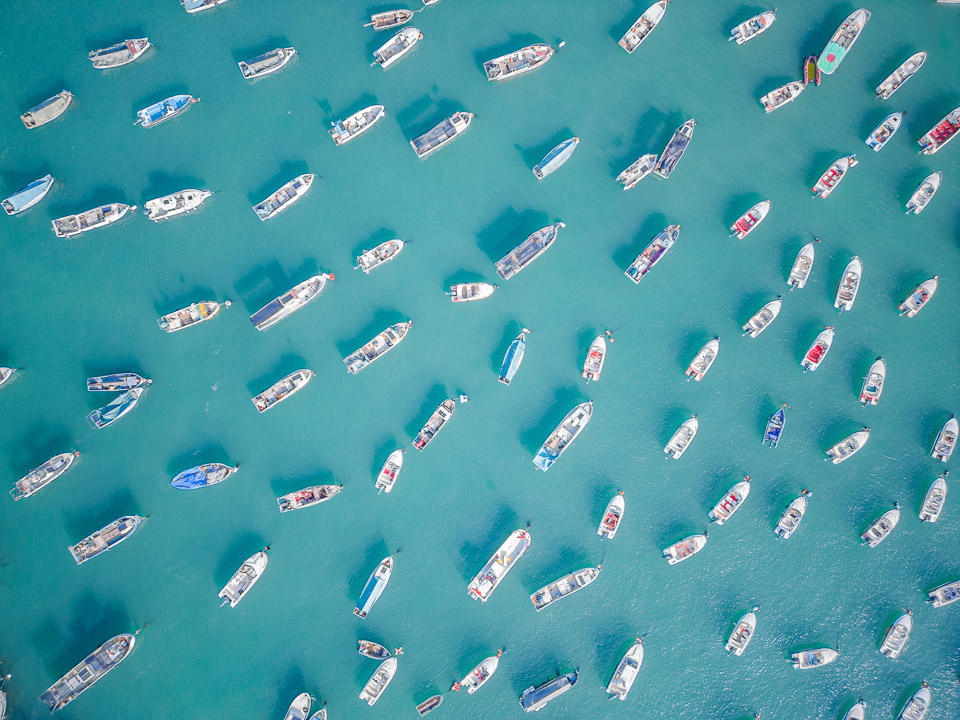 航拍_青岛渔船-1